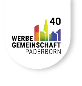 Logo Werbegemeinschaft Paderborn 40 Jahre Jubiläum